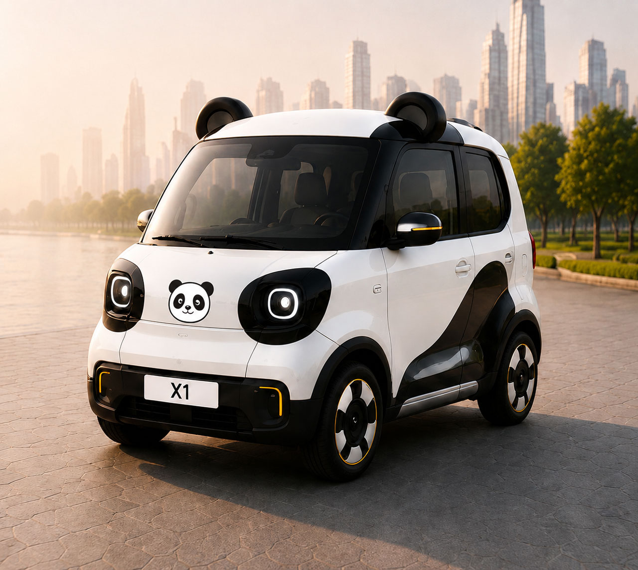URBAN POD X1 — phối cảnh 3/4 trước